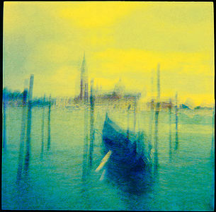 Venice, 2014. Diana F+ camera, Lomography Color film, multi-exposure, cross-process