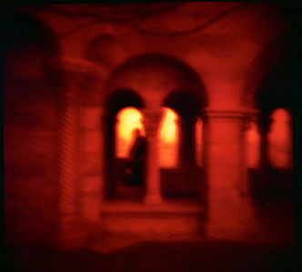 Будапешт, 2012 г.  Камера Diana F+, пленка Lomography Redscale, мультиэкспозиция