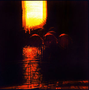 Венеция, 2013 г.  Камера Diana F+, пленка Lomography Redscale, мультиэкспозиция