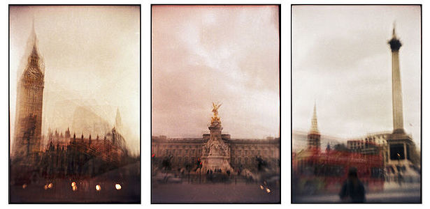 Лондон, 2014 г.  Камера Recesky, пленка Lomography Color, мультиэкспозиция