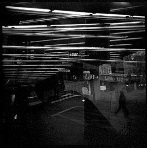 Вена, 2012 г.  Камера Diana F+, пленка Kodak T-MAX, мультиэкспозиция