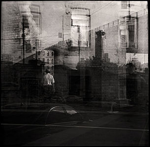 Москва, 2011 г.  Камера Diana F+, пленка Kodak T-MAX, мультиэкспозиция